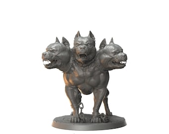 Cerberus - Printomancer3D Miniaturas Wargaming D&D DnD Pathfinder Hellhound