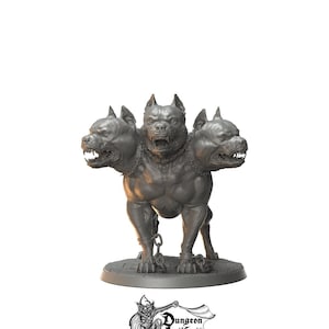 Cerberus - Printomancer3D Miniatures Wargaming D&D DnD Pathfinder Hellhound