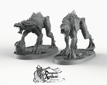 Necrobeasts - Printomancer3D Printomancer Miniatures Wargaming D&D DnD Pathfinder Necro Beasts