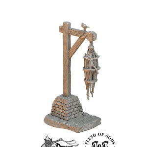 Caged Skeleton - Flesh of Gods Miniatures Wargaming D&D DnD Pathfinder A Cult of Mortality