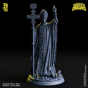 Heretical Priest (Male) - Faces of a Dying World - Flesh of Gods - Wargaming D&D DnD