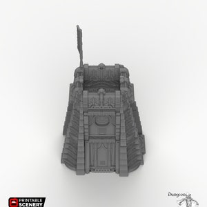 Sithic Outpost Guard Tower - 28mm 32mm Printable Scenery, Brave New Worlds, Sithic Outpost, Wargaming Tabletop