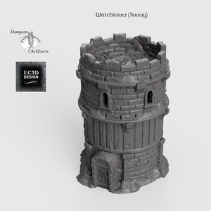 ウィンタータイド監視塔 - 15 mm 28 mm 32 mm ワイルドウォーゲーミング地形