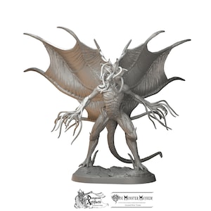 Psyche Flaying Dragon - Mini Monster Mayhem Wargaming Miniatures Games D&D DnD Mindflayer Brainstealer