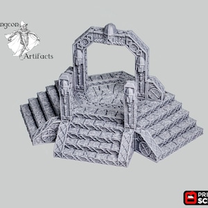 Dwarven Portal - Dwarves, Elves and Demons - 15mm 28mm 32mm Wargaming Terrain