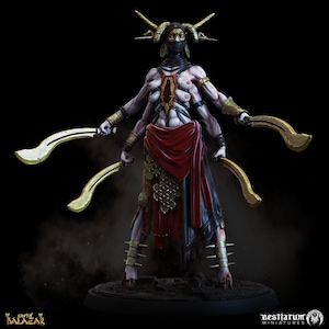 Lamashtu, Scion of Suffering | The Court of Balazar | Bestiarum | Miniatures D&D Wargaming DnD
