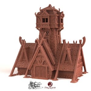 Norse Hall - Odingard - Dark Realms Terrain Wargaming D&D DnD