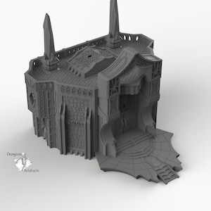 Dark Elf Palace - Skyless Realms 15mm 28mm 32mm Wargaming Terrain