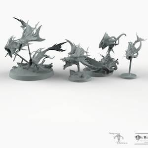 Aboleths - Mini Monster Mayhem 28mm 32mm 40mm Wargaming Miniaturen Games D&D DnD Pathfinder SW Legion