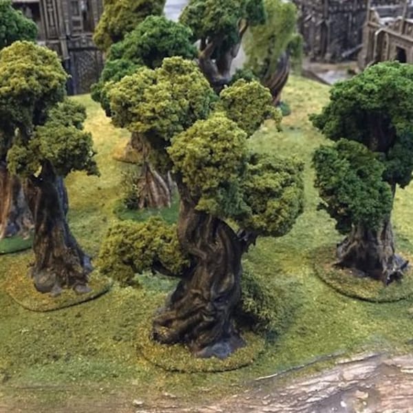 Winterdale - Gnarly, Wildwood, und Skull Tree Set 28 mm 32 mm War- und Tabletop Scatter Terrain