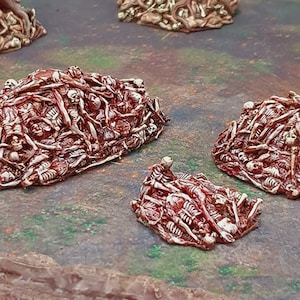 Corpse Piles - 28mm 32mm Printable Scenery Shadowfey Wilds Resin Terrain Wargaming D&D DnD Pathfinder