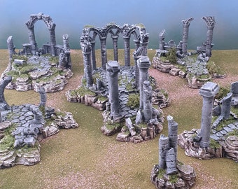 Clorehaven Ancient Ruins - 15mm 28mm 32mm Goblin Grotto Wargaming Terrain Scatter