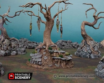 Hangman's Tree - Shadowfey Wilds 20mm 28mm 32mm 37mm Wargaming Terrain D&D DnD Pathfinder