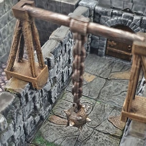 Swinging Trap Set - 28mm Clorehaven and the Goblin Grotto Wargaming Terrain Scatter D&D DnD Pathfinder