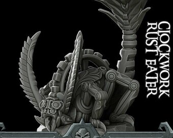Devorador de óxido mecánico - Monstruo de óxido - Wargaming Miniatures Monster Rocket Pig Games