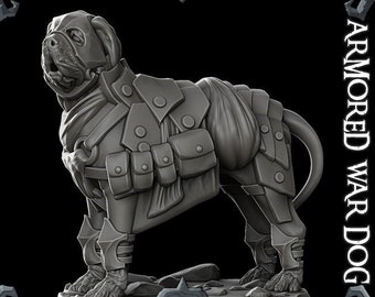 Armored War Dog - Wargaming Miniatures Monster Rocket Pig Games