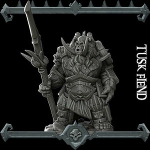Tusk Fiend - Wargaming Miniatures Rocket Pig Games D&D DnD Pathfinder SW Legion Monster