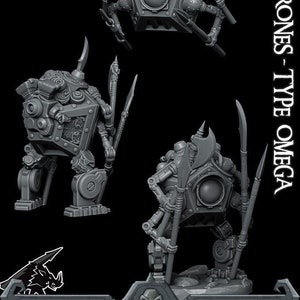 Mechadrones Type Omega - Rocket Pig Wargaming D&D DnD