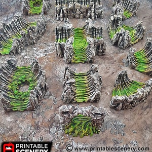 Wyrm Tunnels - 15mm 28mm 32mm Clorehaven and the Goblin Grotto Wargaming Terrain Scatter