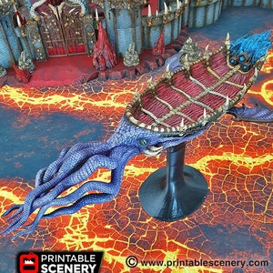 Scourge Flyer - Dwarves, Elves and Demons - 15mm 28mm 32mm Wargaming Terrain