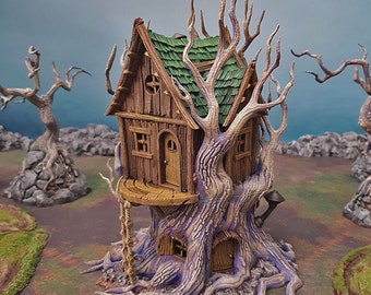 Feywild Cottage - Shadowfey Wilds 28mm 32mm Wargaming Terrain D&D, DnD Pathfinder