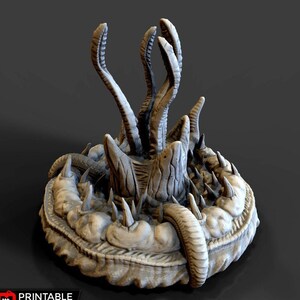 Gusano de arena llamativo - Rampage Gothic Wargaming Terrain