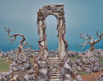The Shadowgate - Shadowfey Wilds 15mm 28mm 32mm Wargaming Terrain D&D, DnD Pathfinder Portal