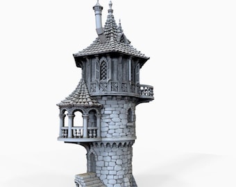 The Lost Islands - Wizard Tower - 15mm 28mm 32mm Wargaming Terrain , Pirates