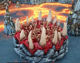 Fauces de la Desesperación - Enanos, Elfos y Demonios - Terreno de Wargaming de 28 mm y 32 mm