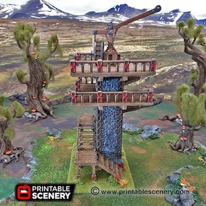 Ironhelm Skydock - Dwarves, Elves and Demons - 28mm 32mm Wargaming Terrain