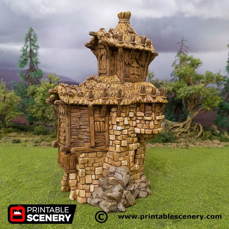 Hagglethorn Barracks Hagglethorn Hollow Printable Scenery - Etsy