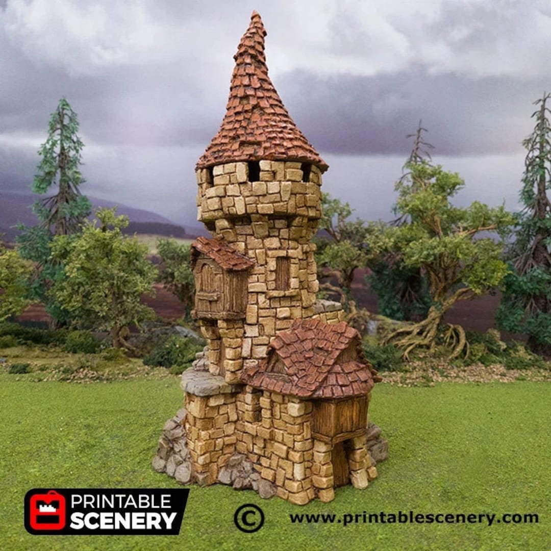Hagglethorn Tower - Hagglethorn Hollow Printable Scenery 15mm 20mm 28mm ...