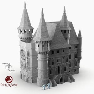 Dracul Manor - 15mm 28mm 32mm Dracula Dark Realms Medieval Scenery Mansion Wargaming Terrain Scatter D&D DnD