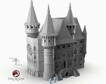 Dracul Manor - 15mm 28mm 32mm Dracula Dark Realms Medieval Scenery Mansion Wargaming Terrain Scatter D&D DnD