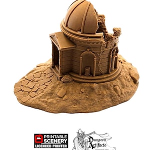 Hallowed Mausoleum with Dome Roof - Shadowfey Wilds Grave Yard Cemetery 15mm 20mm 28mm 32mm Wargaming Terrain D&D DnD