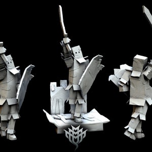 Cartón Chevalier 2 - De hierro y acero - Mini Monster Mayhem Wargaming D&D DnD