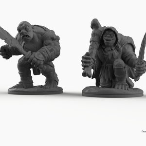 Fomorian Giants - Fomorians - EC3D Skyless Realms Wargaming Miniatures D&D DnD Pathfinder Forgotten Realms