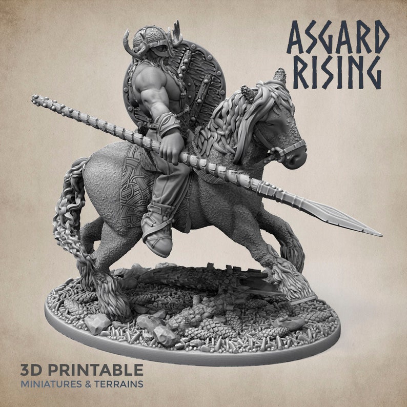 Norse Viking Rider Warband Set - Asgard Rising Miniatures - Wargaming D ...