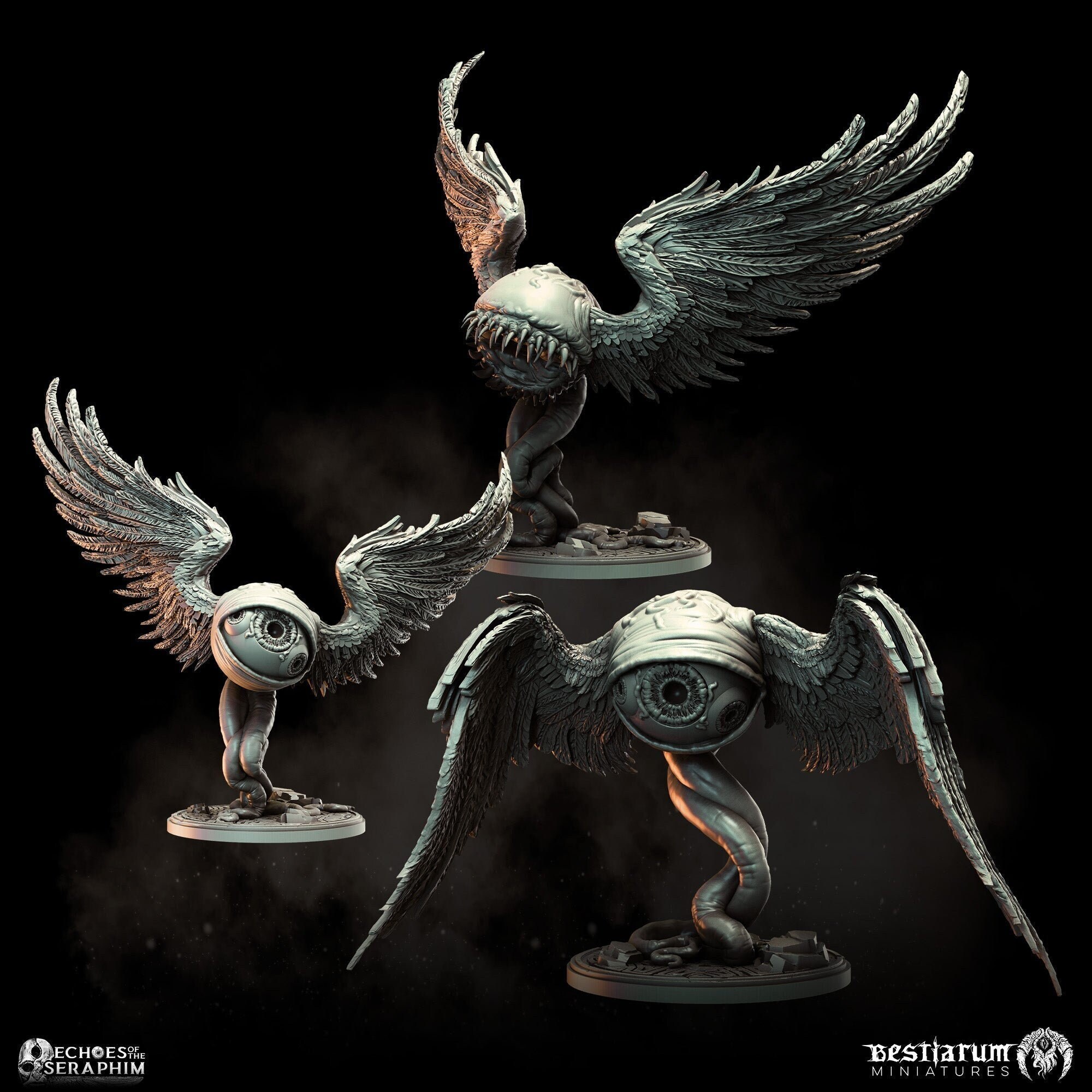 Cherubs | Echoes of the Seraphim | Bestiarum | Miniatures D&D Wargaming DnD