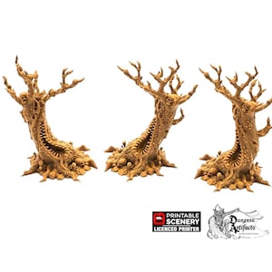 Vomiting Trees - 15mm 28mm 32mm The Lost Islands Wargaming Terrain D&D, DnD
