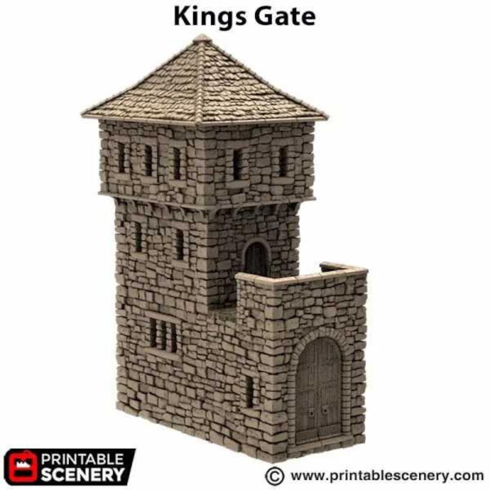 King's Gate - King and Country - Printable Scenery Terrain Wargaming D ...