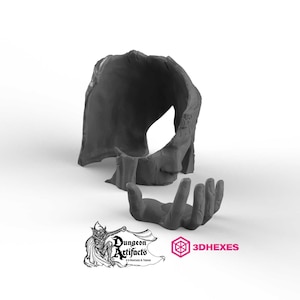 Place of Knowledge (Ruined) - 3DHexes Wargaming Terrain D&D DnD