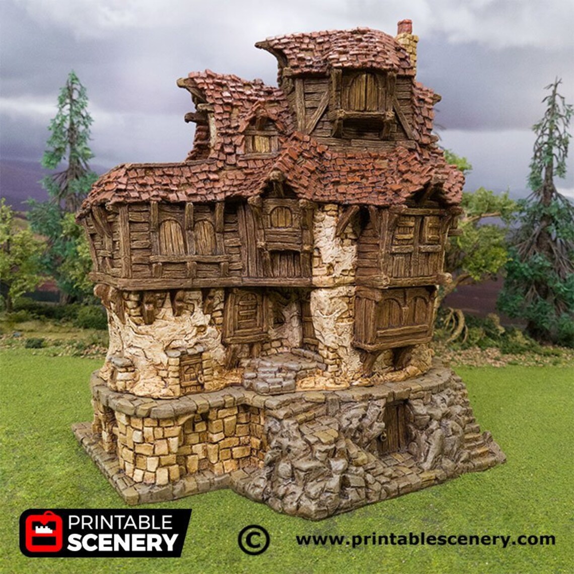 Hagglethorn Tavern Hagglethorn Hollow Printable Scenery 15mm - Etsy