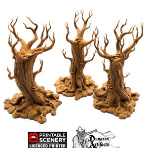 Gloomwood Trees - Dwarves, Elves and Demons 28mm 32mm Wargaming Terrain D&D