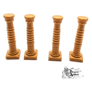 Desert Columns - Egyptian Columns 15mm 28mm 32mm 42mm Empire of Scorching Sands Wargaming Terrain D&D DnD
