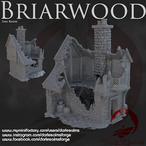 House 5 Ruin - Briarwood - Dark Realms Terrain Wargaming D&D DnD