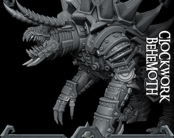 Clockwork Behemoth Rocket Pig Wargaming D D DnD