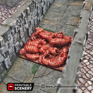 Deadly Floor Carnivorous Worm Trap - 28mm 32mm Clorehaven Goblin Grotto Wargaming Terrain Scatter D&D DnD Pathfinder