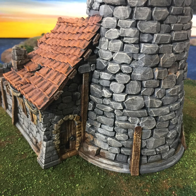 Pirates 15mm 28mm 32mm Wargaming Terrain D/&D 40k SW Legion Ruined Lighthouse DnD Pathfinder Warhammer The Lost Islands