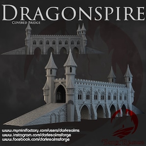 Dragonspire Bridge - Dragonspire - Dark Realms Terrain Wargaming D&D DnD